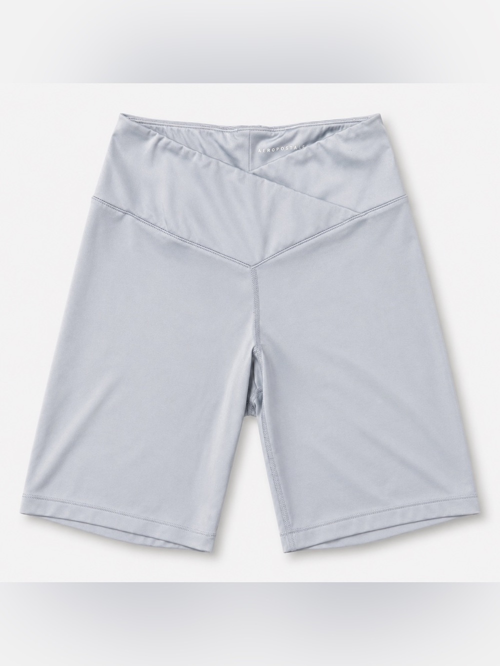 Aeropostale Crossover Biker Shorts (Light Blue) - Size: S